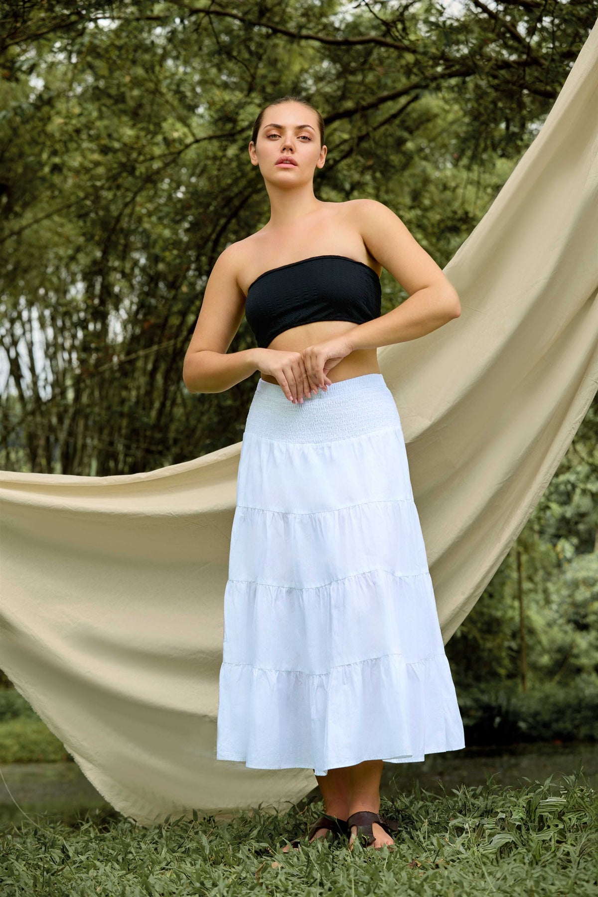 Lunee Belle Linen Skirt