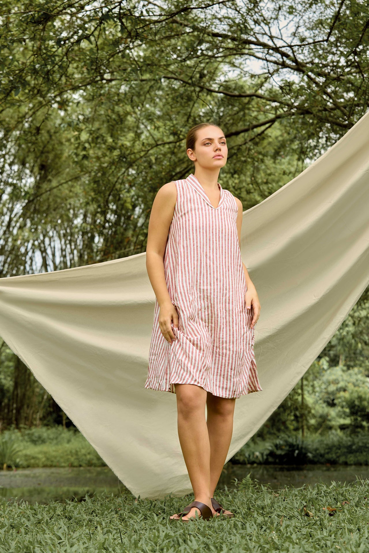 Florinelle Linen Dress