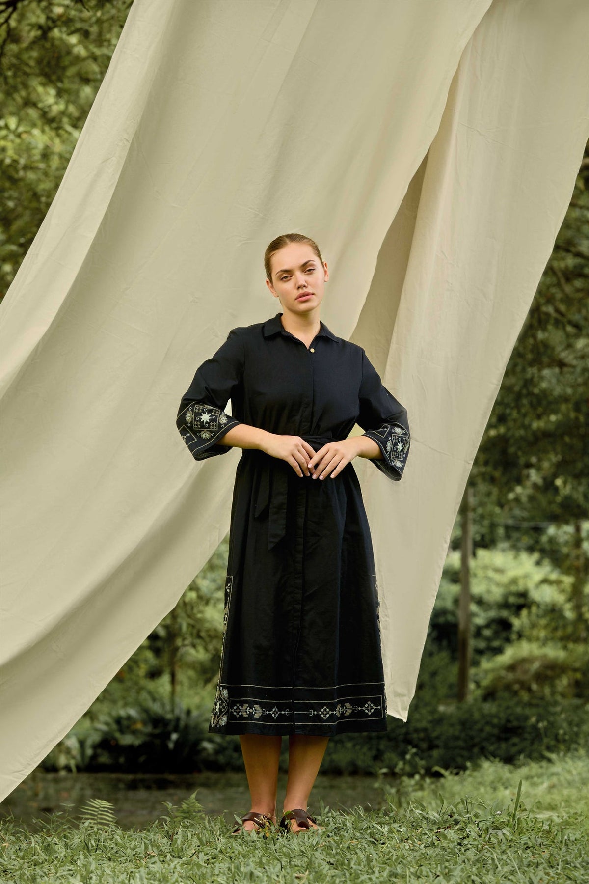 Zinnia Rae Linen Dress