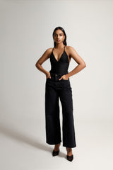 The Classic Wide-Leg Denim Pant