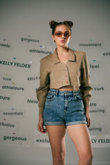 Sleek Cropped Jacket