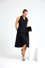 Civic Charm Sleeveless WW Dress