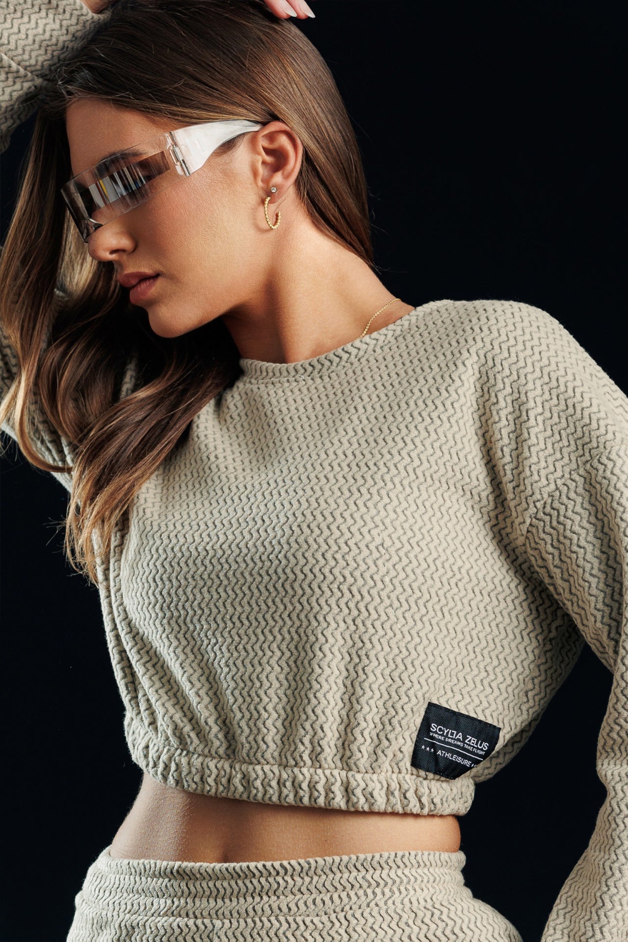 Waffle Luxe Crop