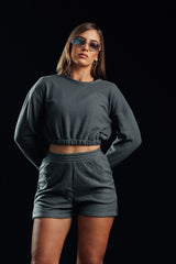 Waffle Luxe Crop