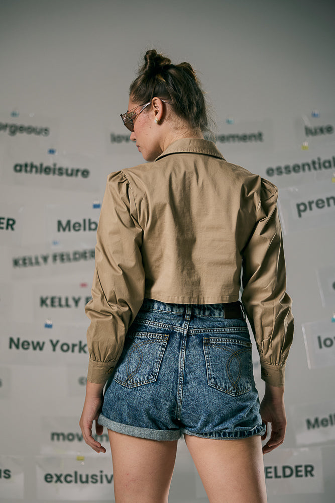 Sleek Cropped Jacket