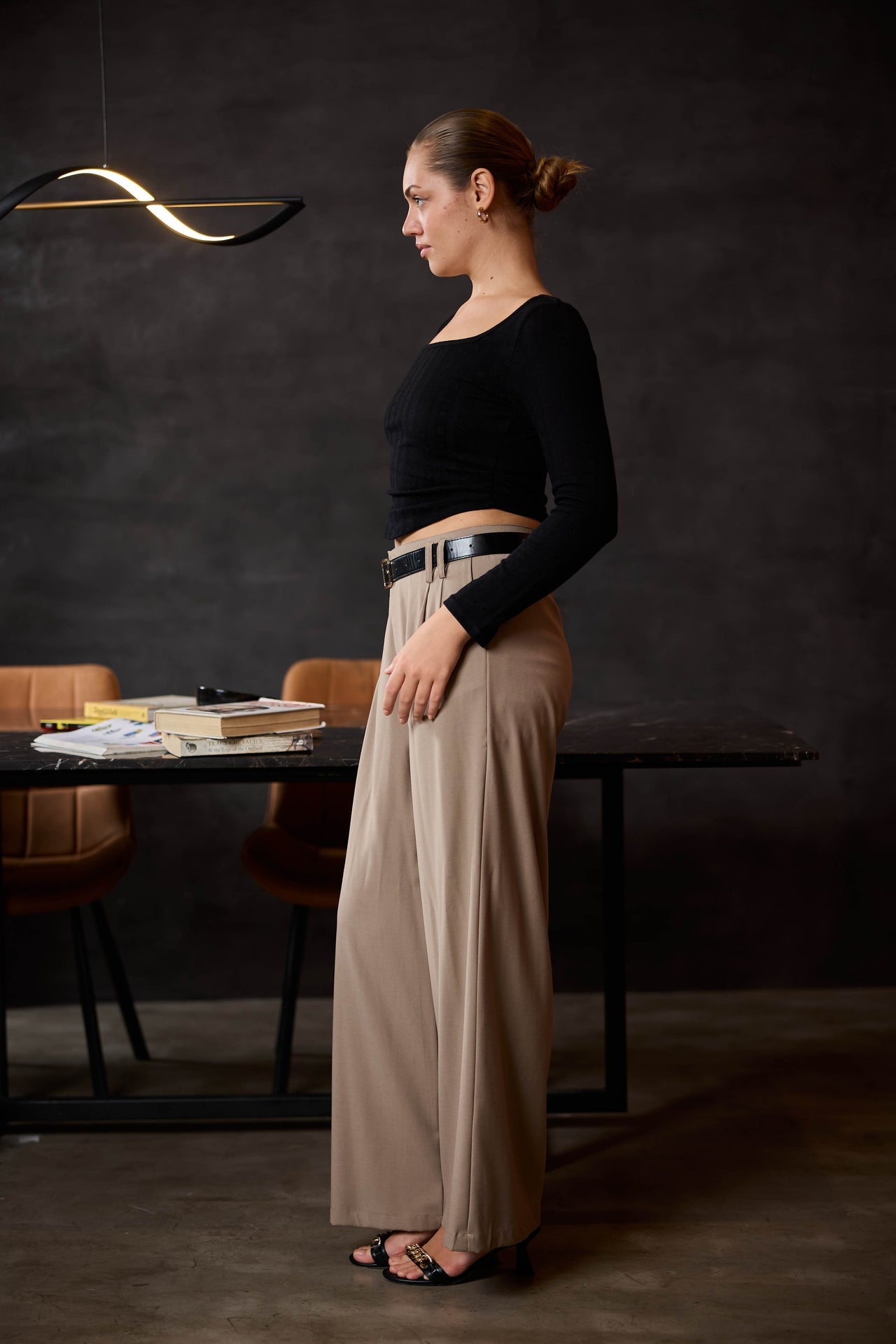 Flowy Tailored Work Wear Trouser