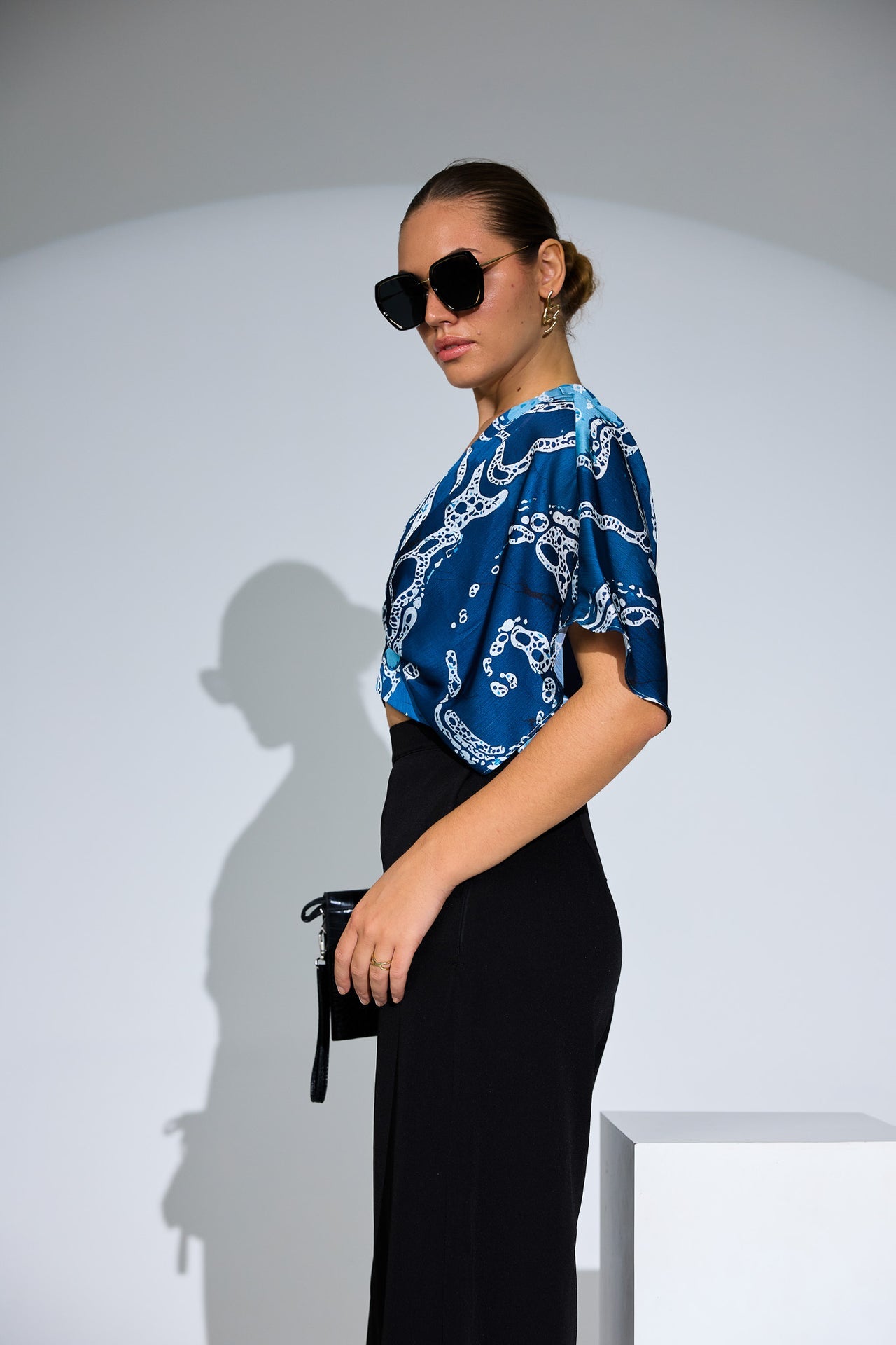 Crystal Bloom Sleeve Top