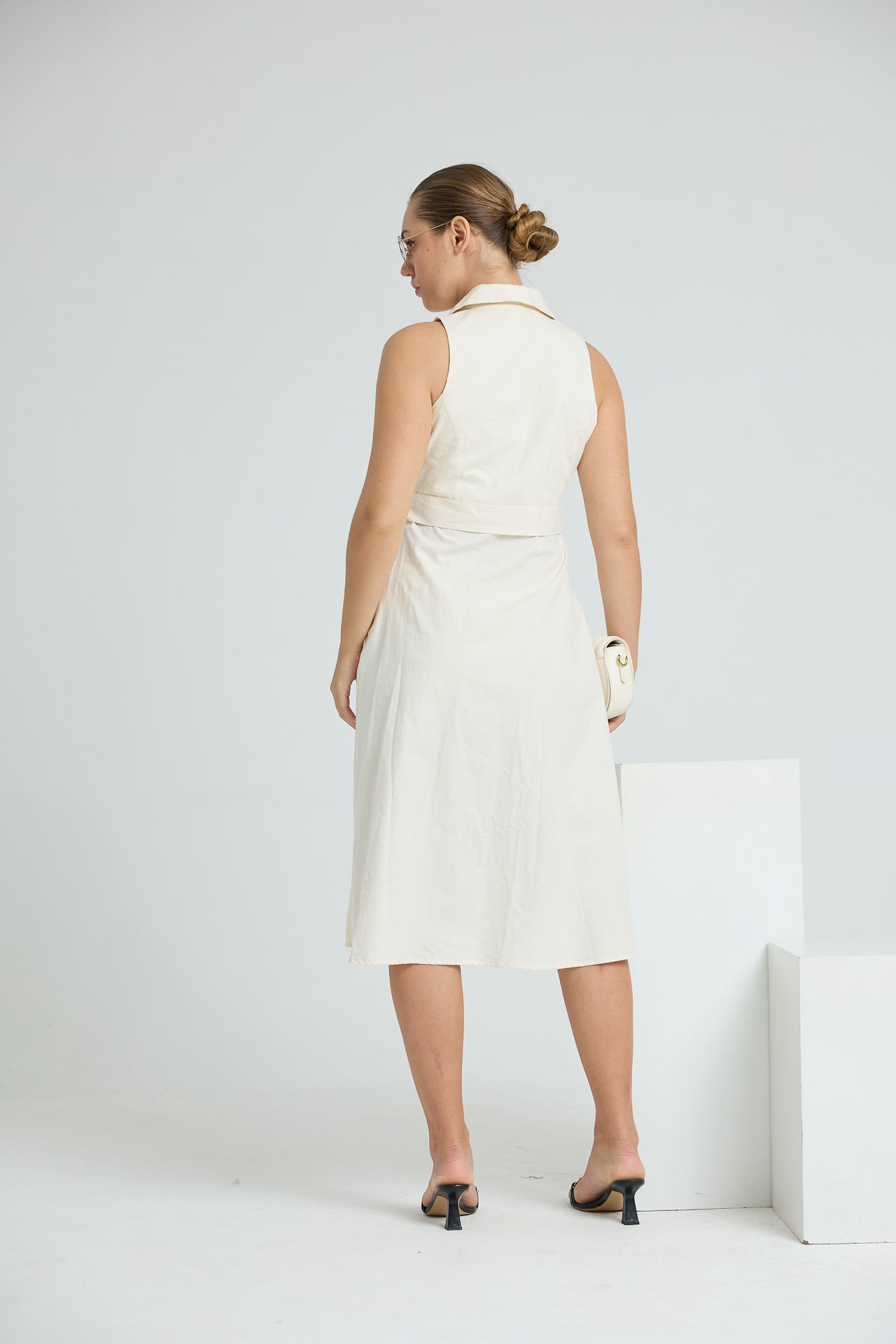Civic Charm Sleeveless WW Dress