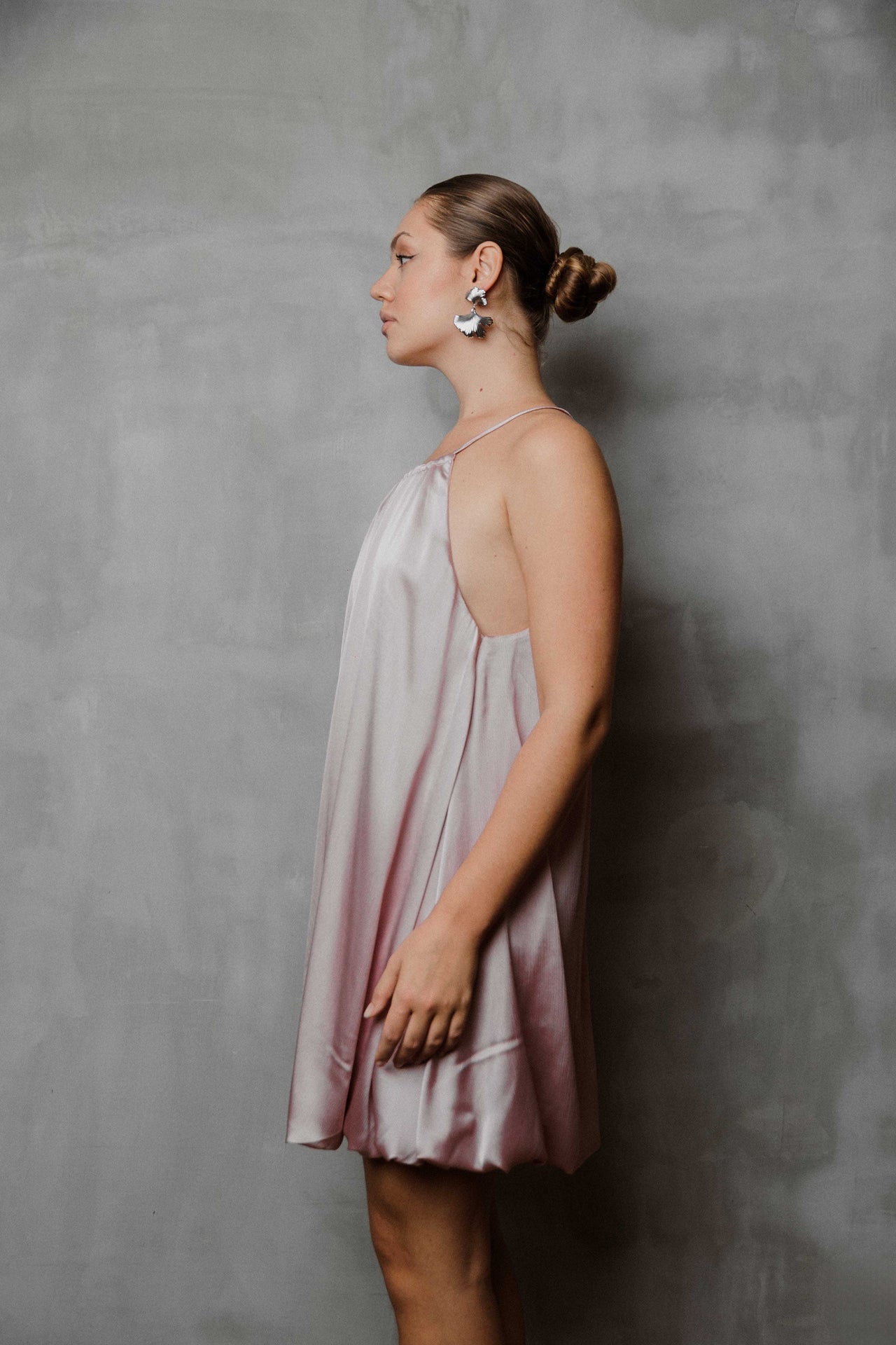 Bubble Bloom Mini Dress