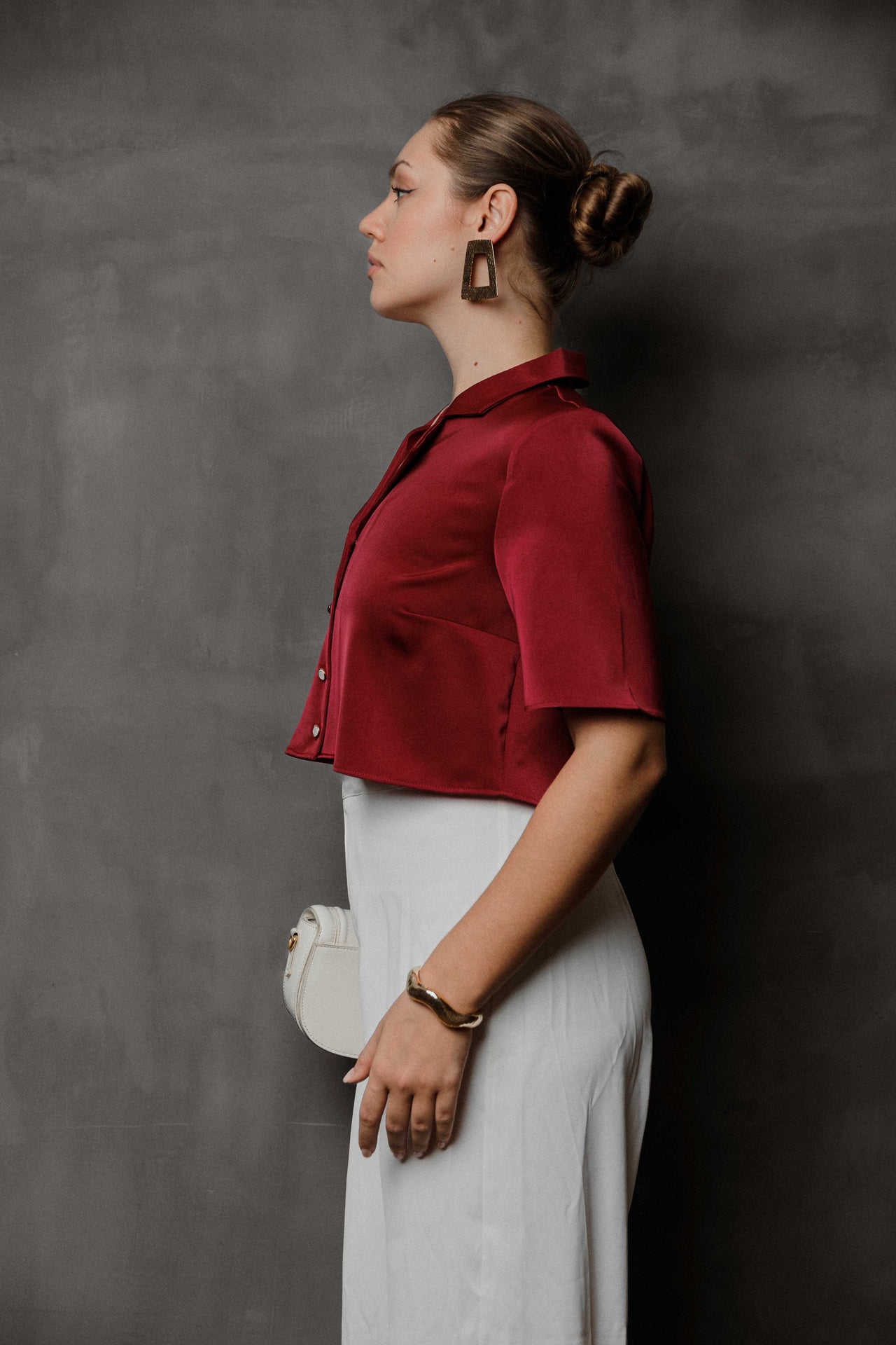 Opulence Buttoned Crop