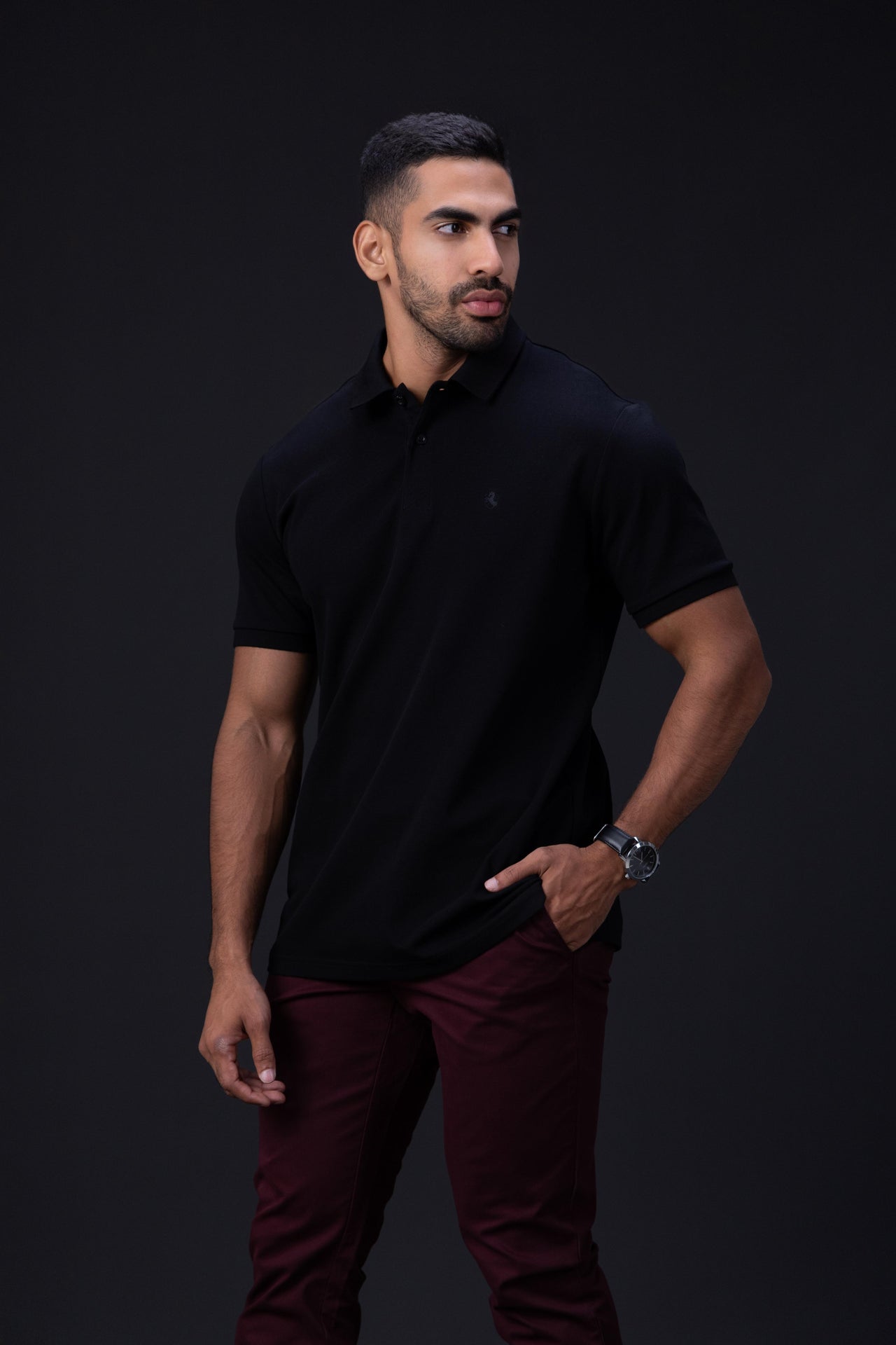 The Contrast Edge Polo