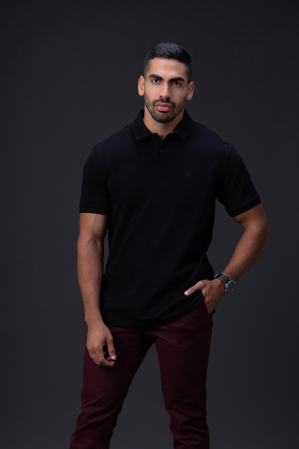The Contrast Edge Polo