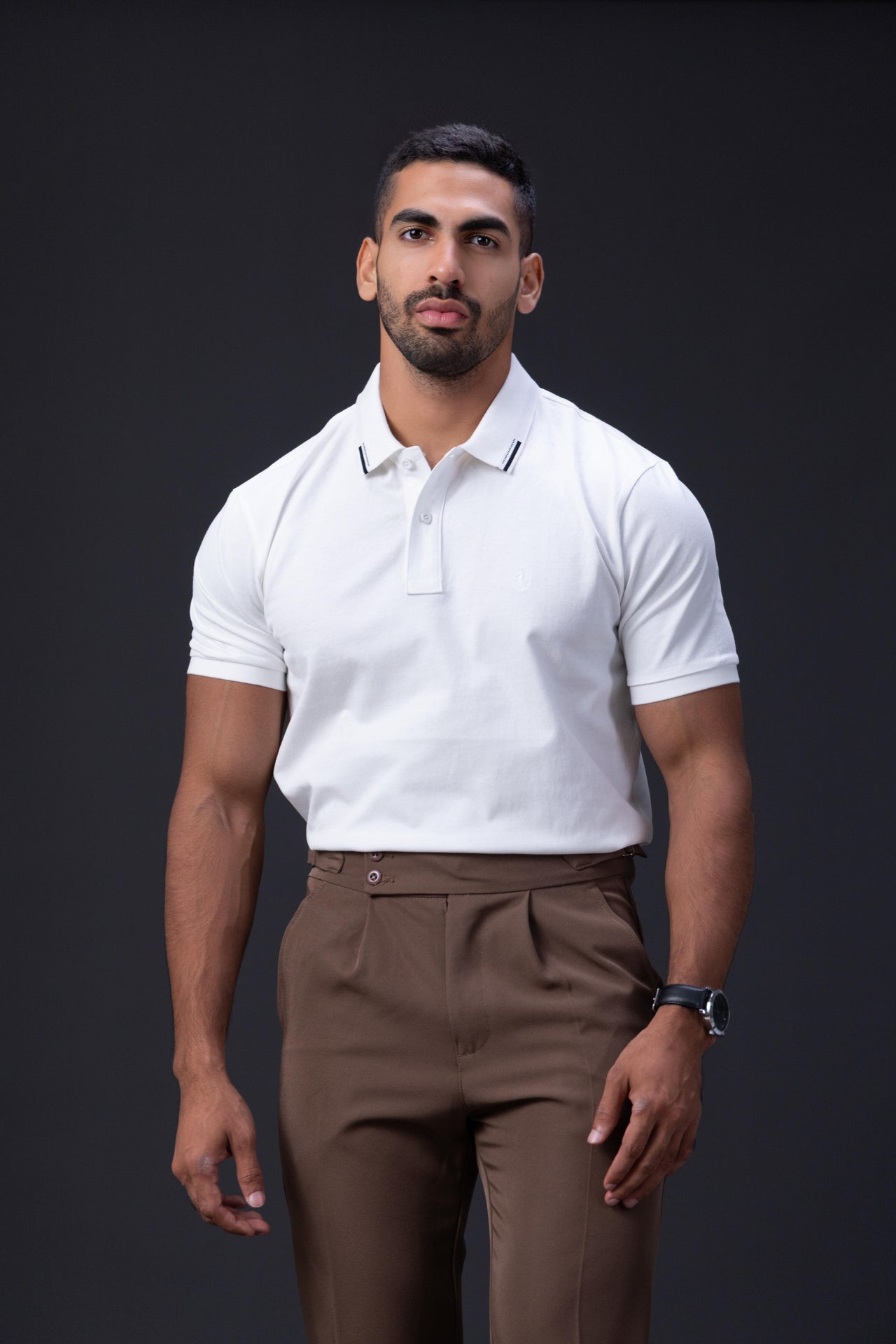 The Refined Tipped Collar Polo