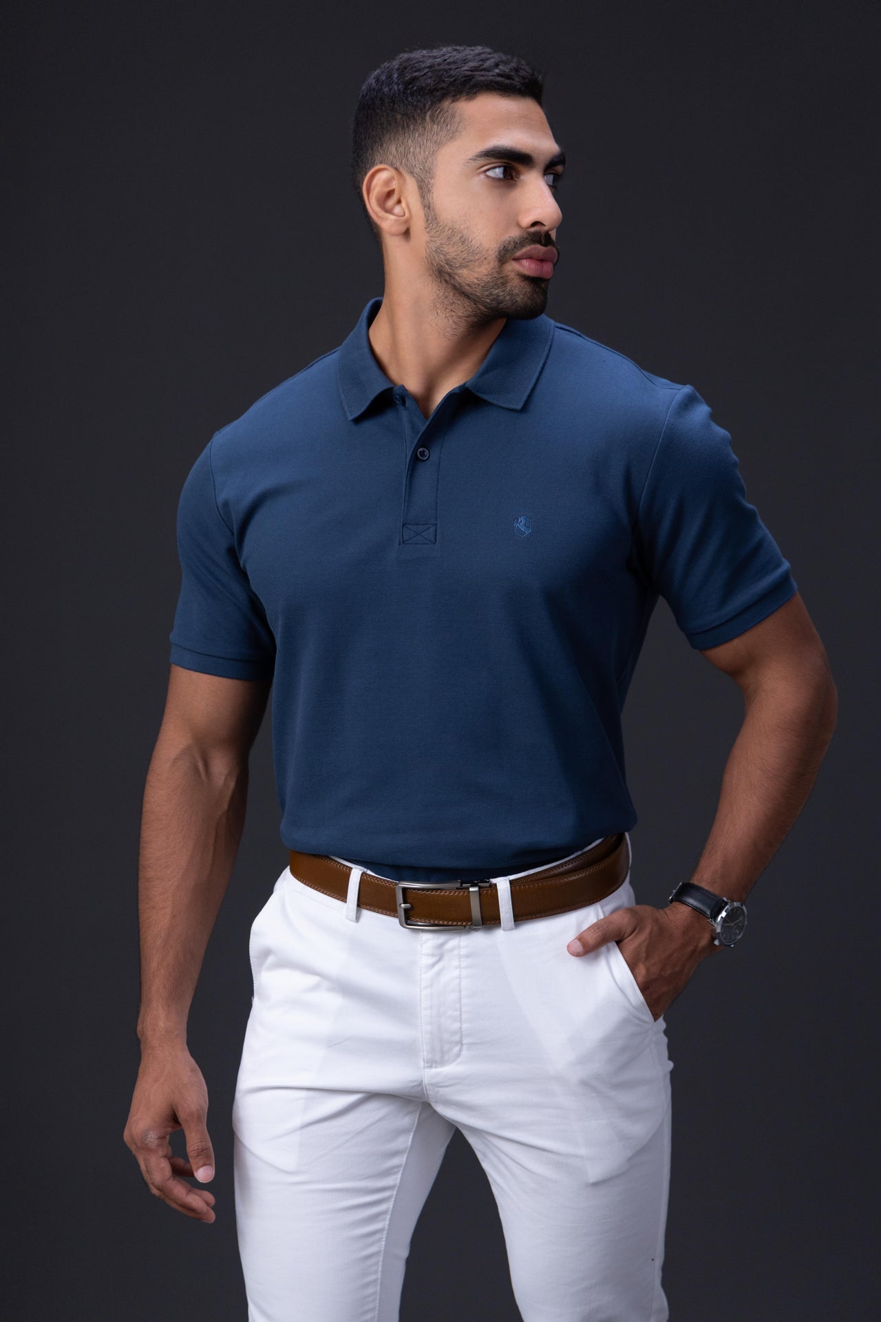 The Contrast Edge Polo