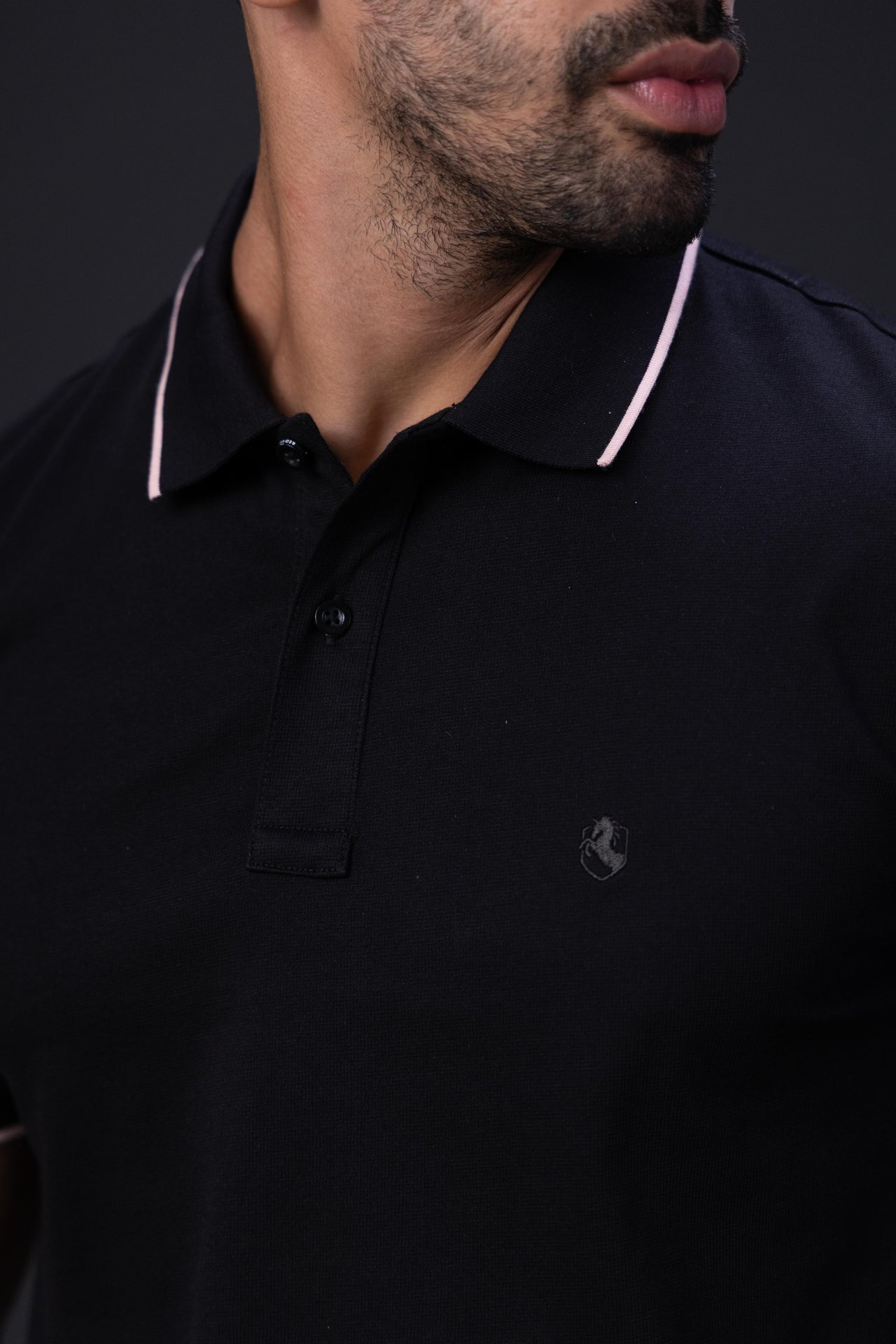 The Classic Contrast-Tipped Polo