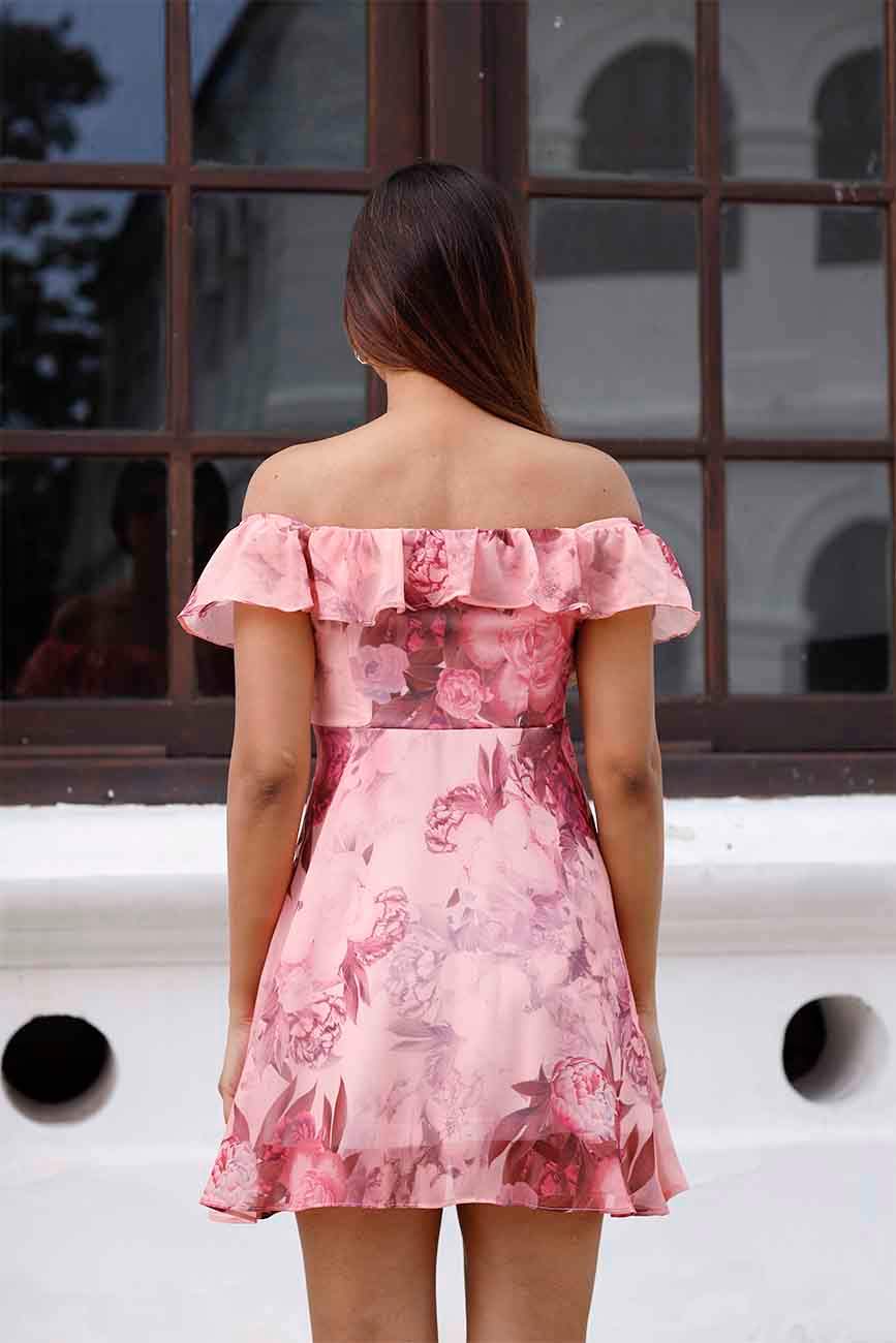 Tara Off Shoulder Short Dress