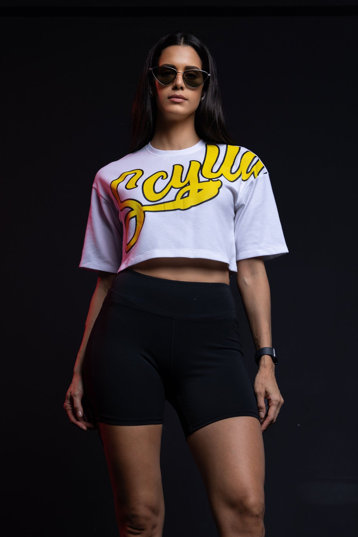 Scylla drift oversized crop top