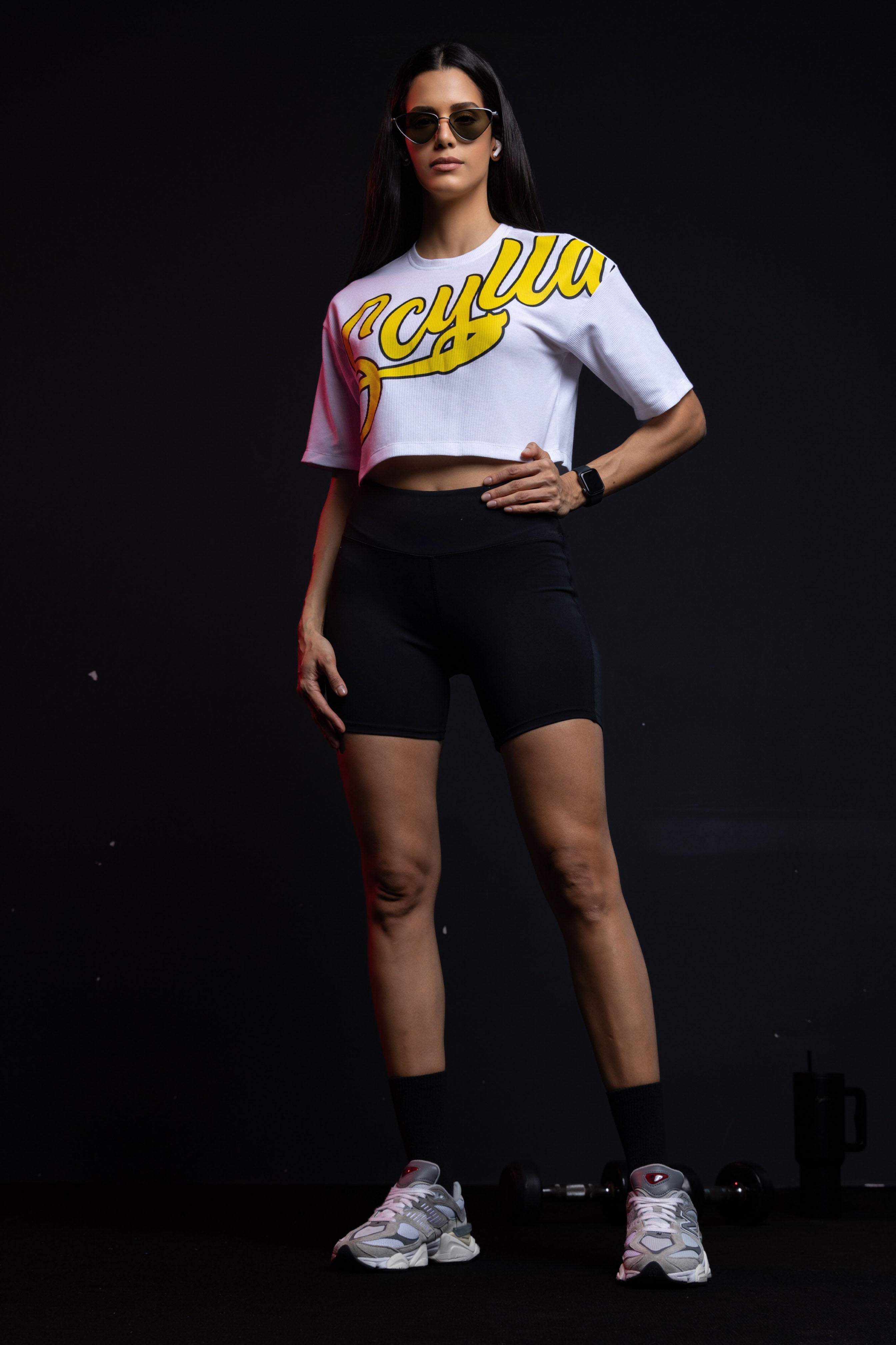 Scylla drift oversized crop top