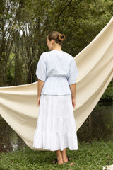Soline Petal Linen Dress