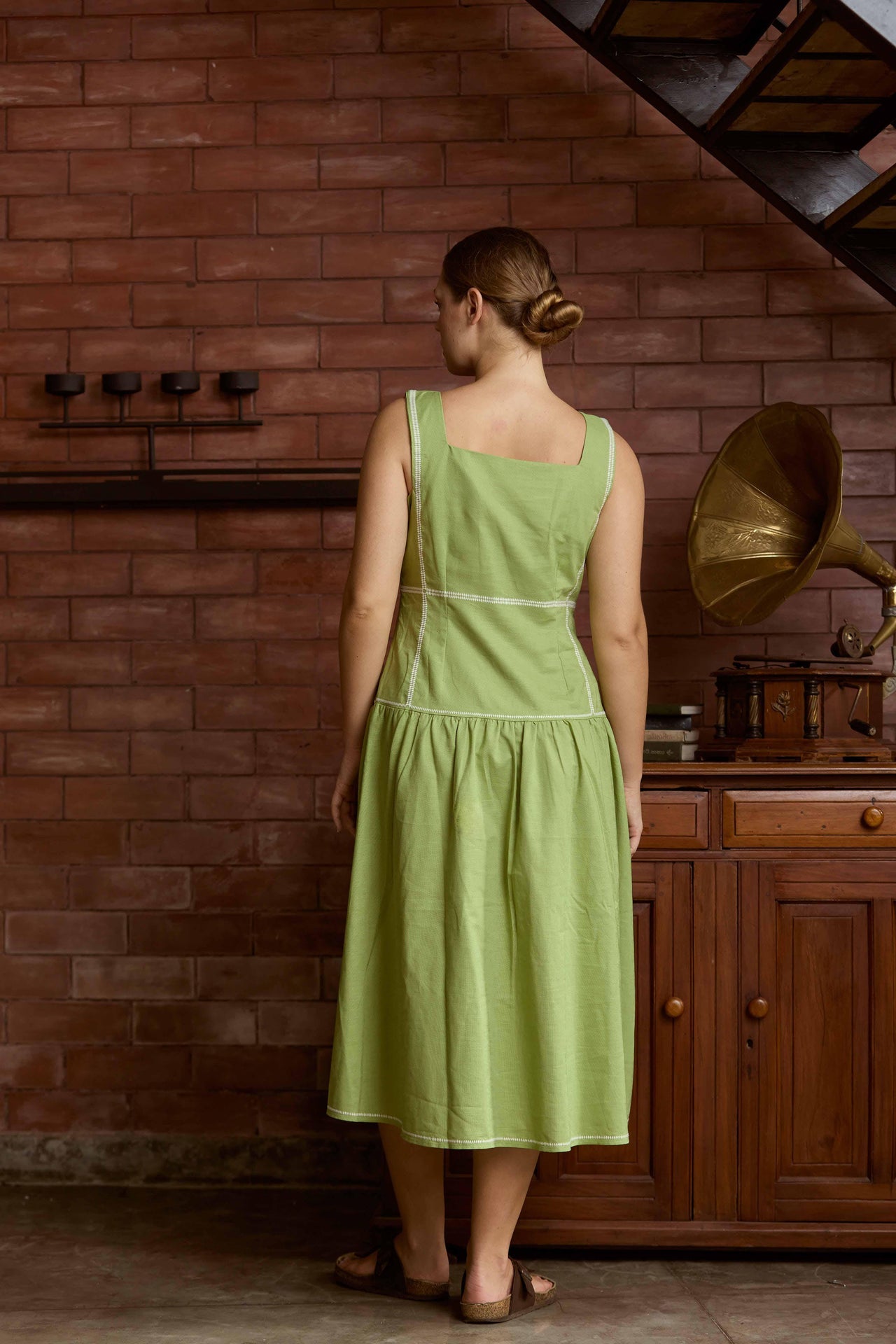 Aurélia Bloom Linen Dress