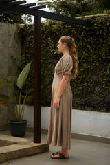 Sunset Bloom Midi Dress