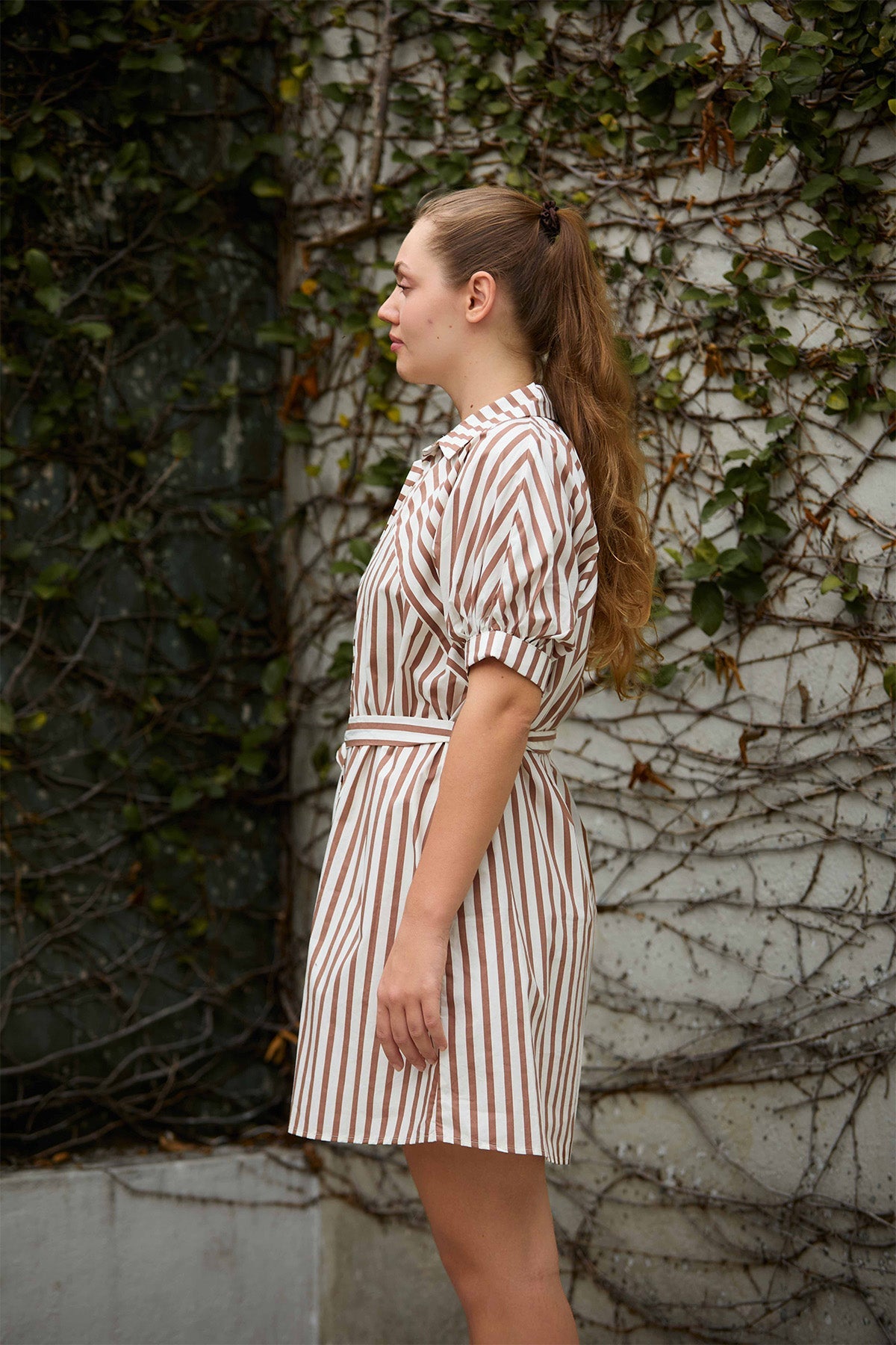 Sunset Stripes Short Dress
