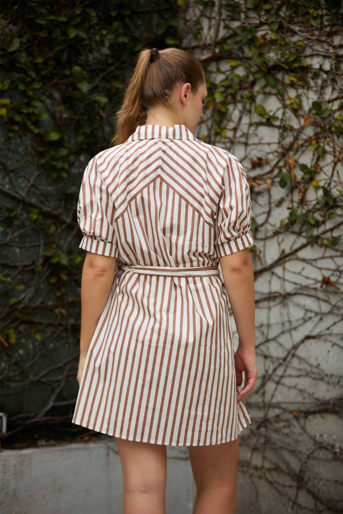 Sunset Stripes Short Dress