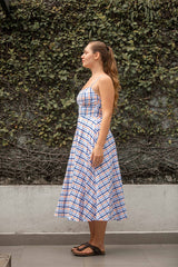 Summer Meadow Check Dress