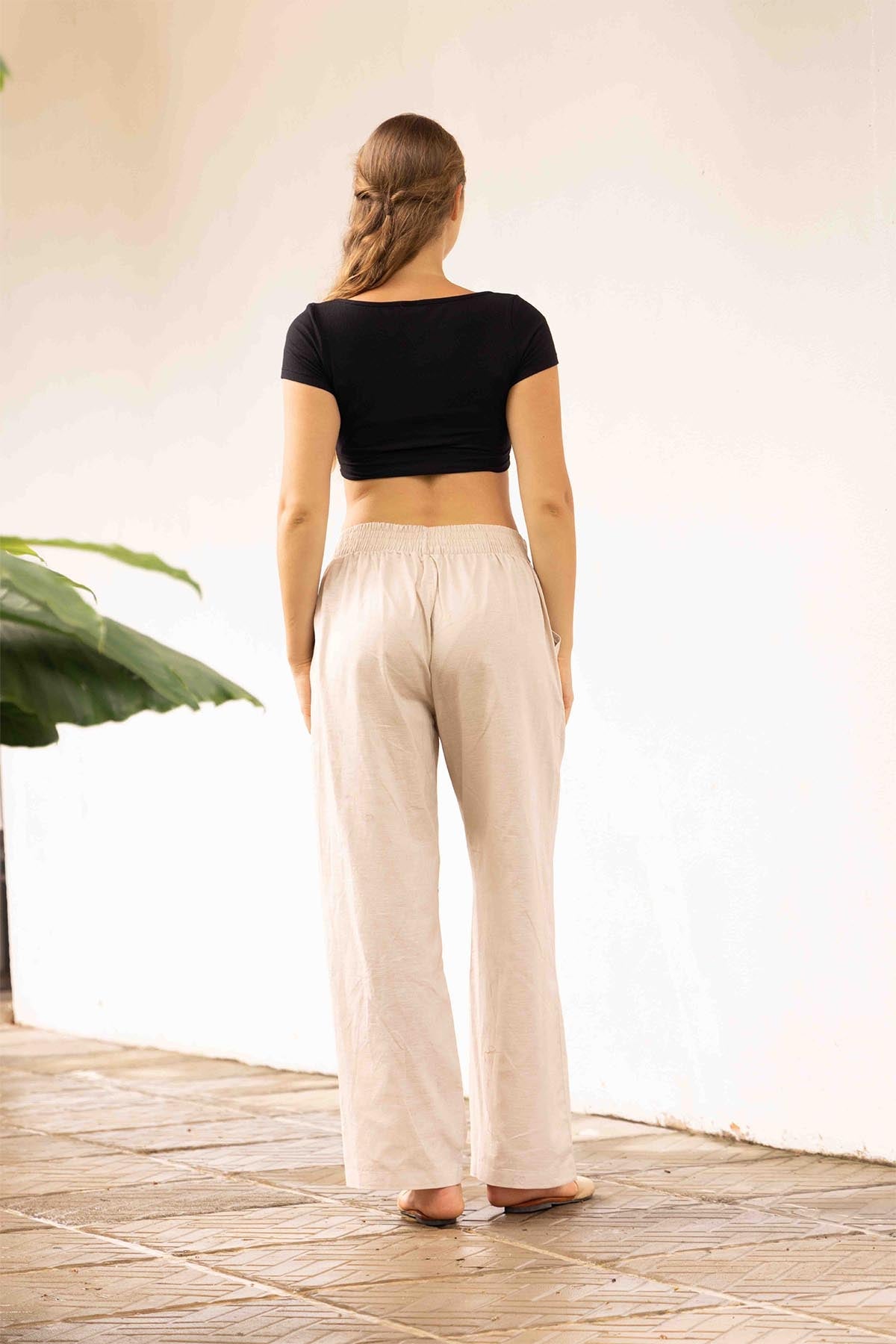 Summer Linen Basic Pant