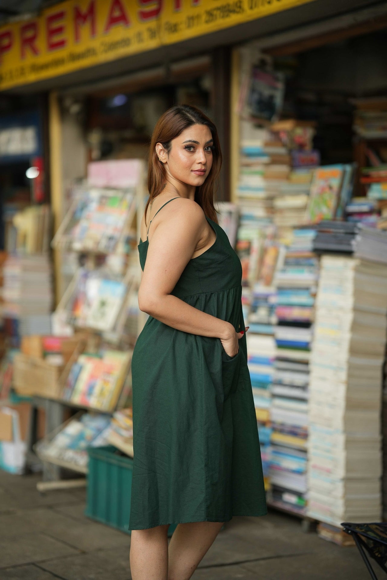 Sundown Linen Dress