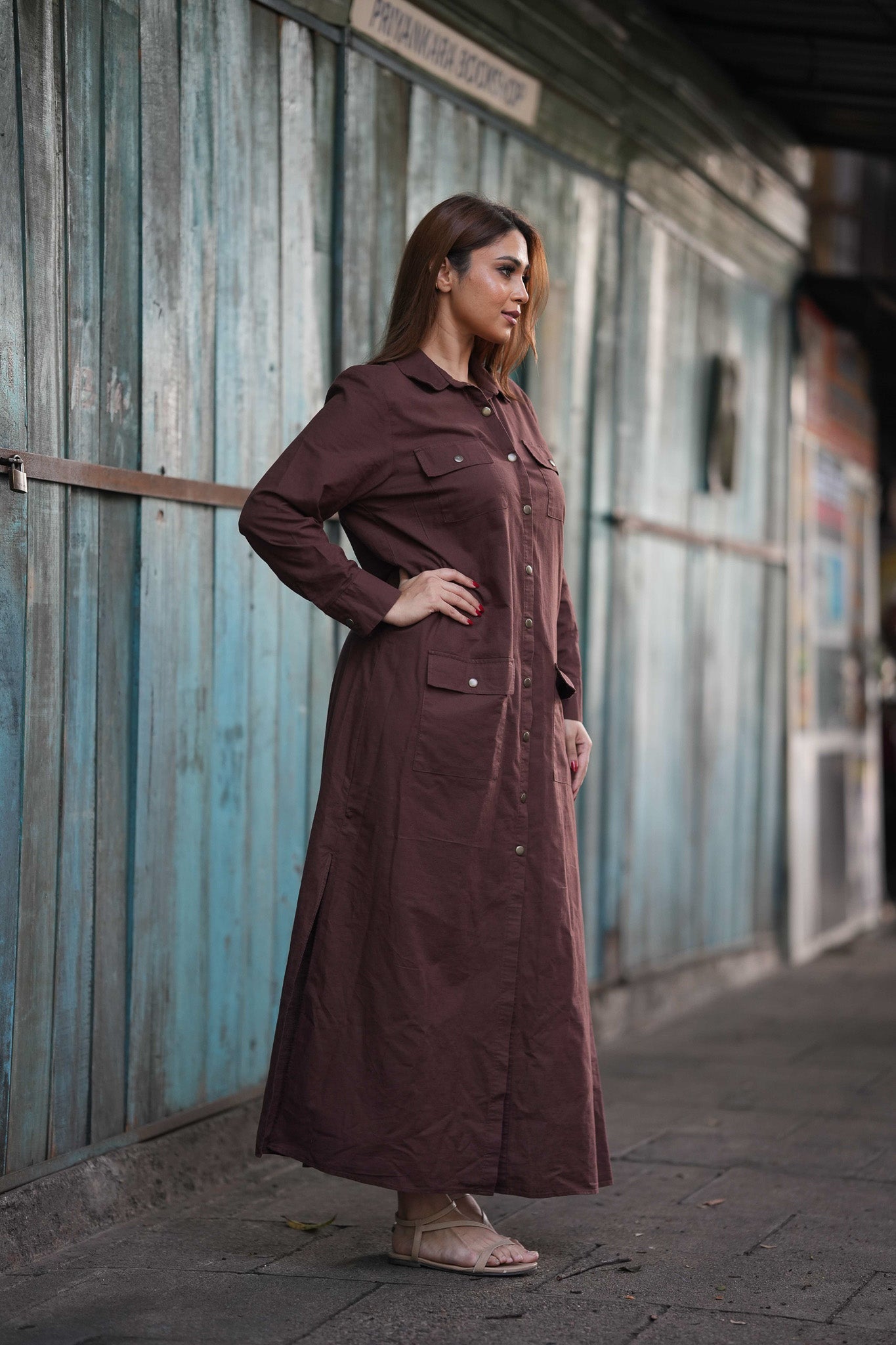 Sahara Soul Linen Dress
