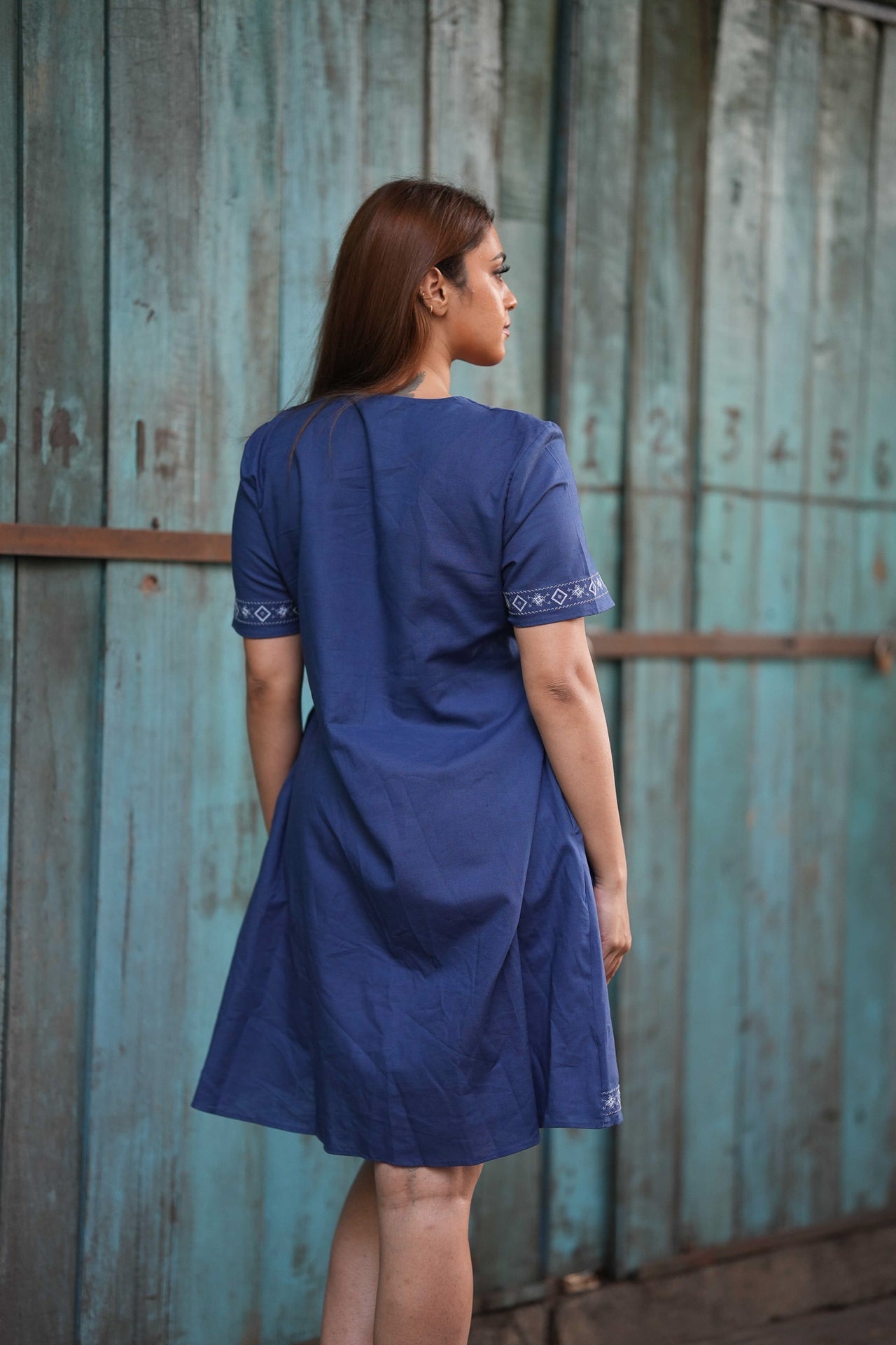 Boehme Solstice Linen Dress
