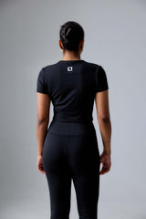 SCY Noir Crop Tee