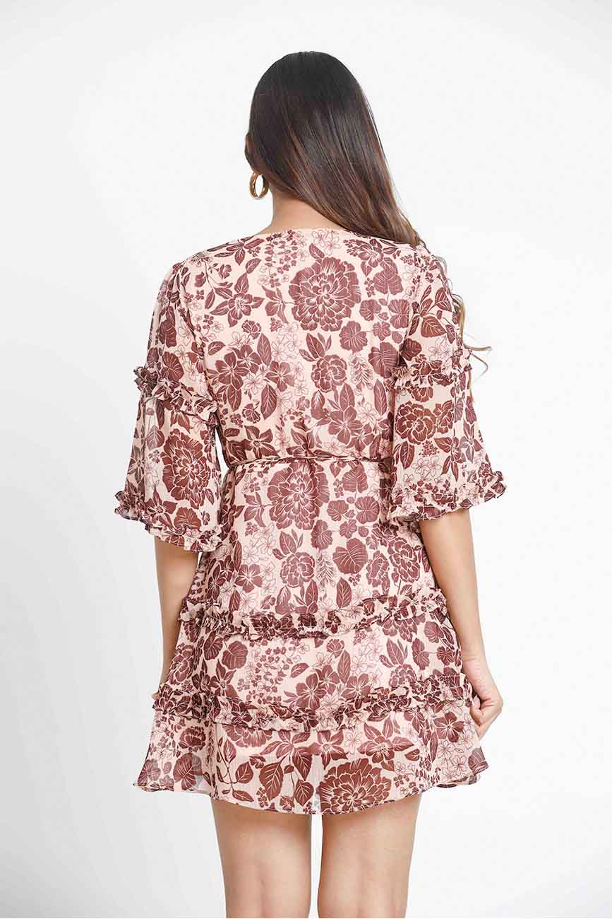 Kaya Frill Short Dress