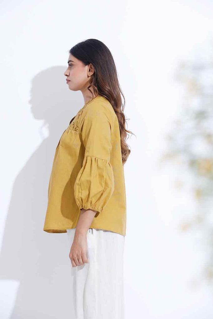 Sun Kissed Linen Top