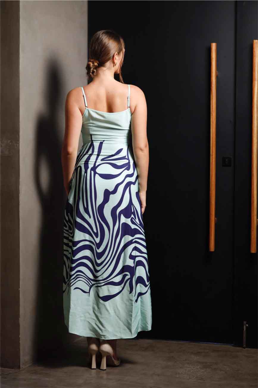 Trendy Charming Printed Maxi Dress