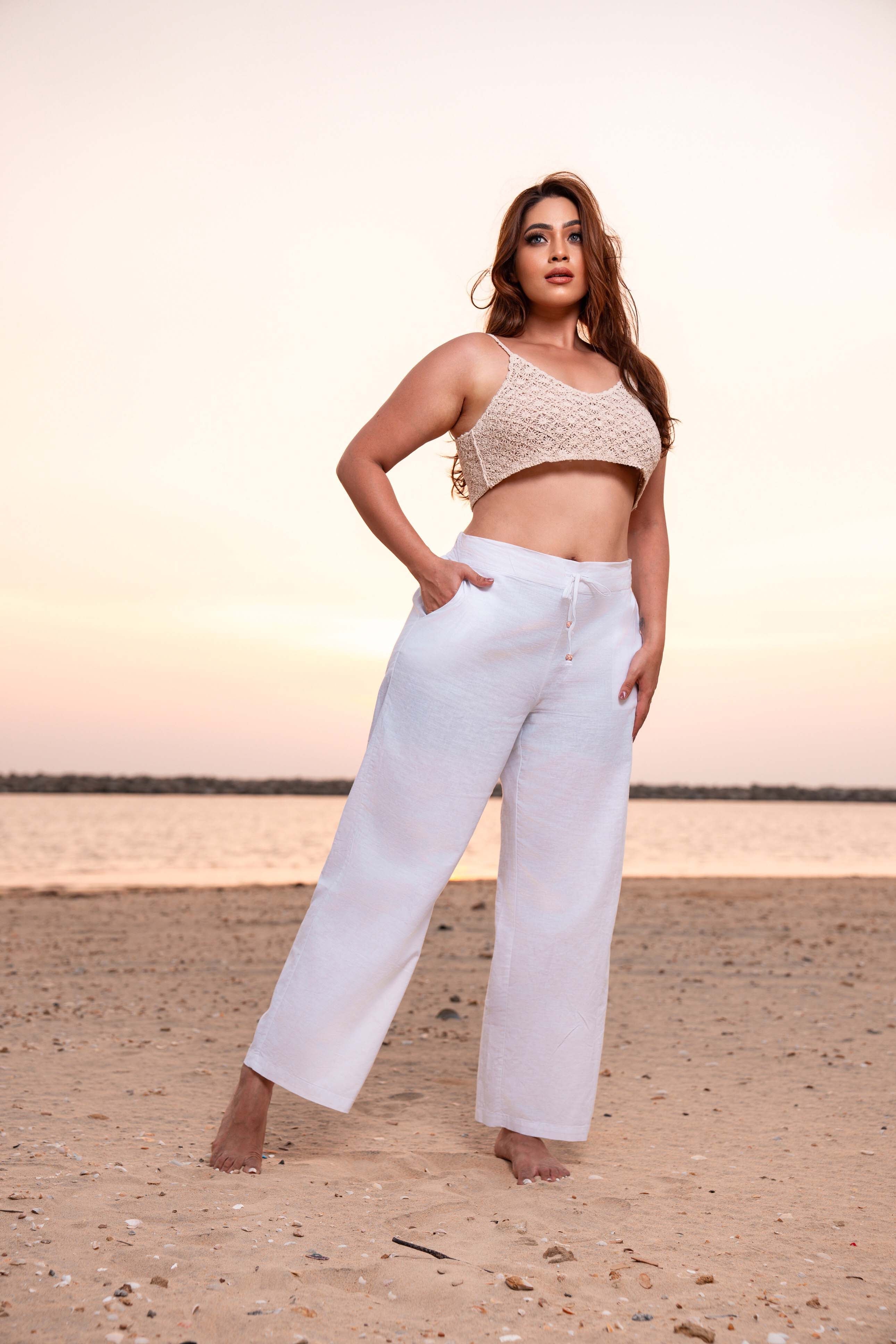 Summer Linen Basic Pant