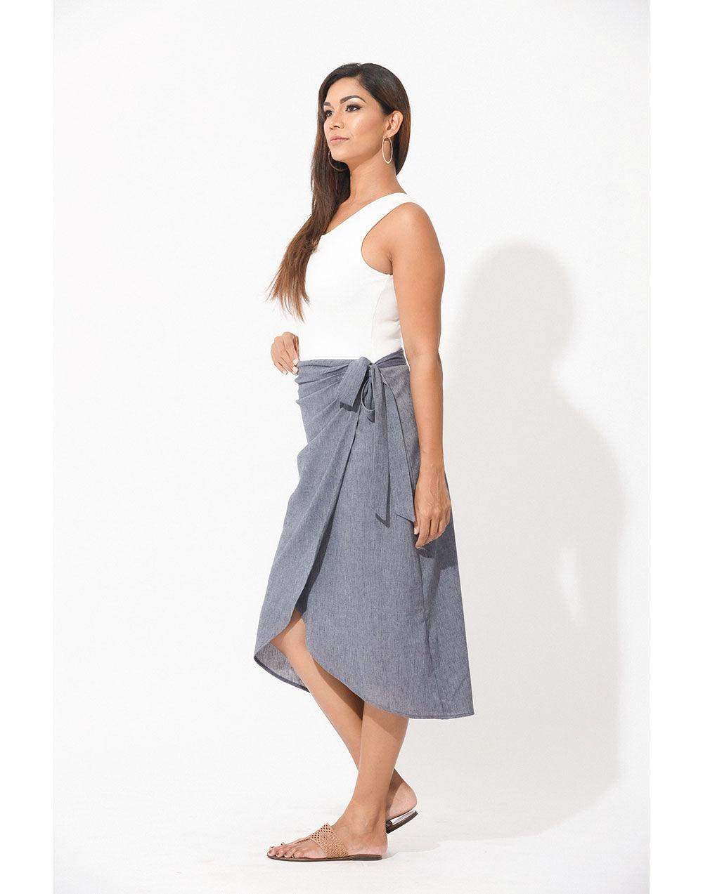 Pretty Time Wrap Skirt