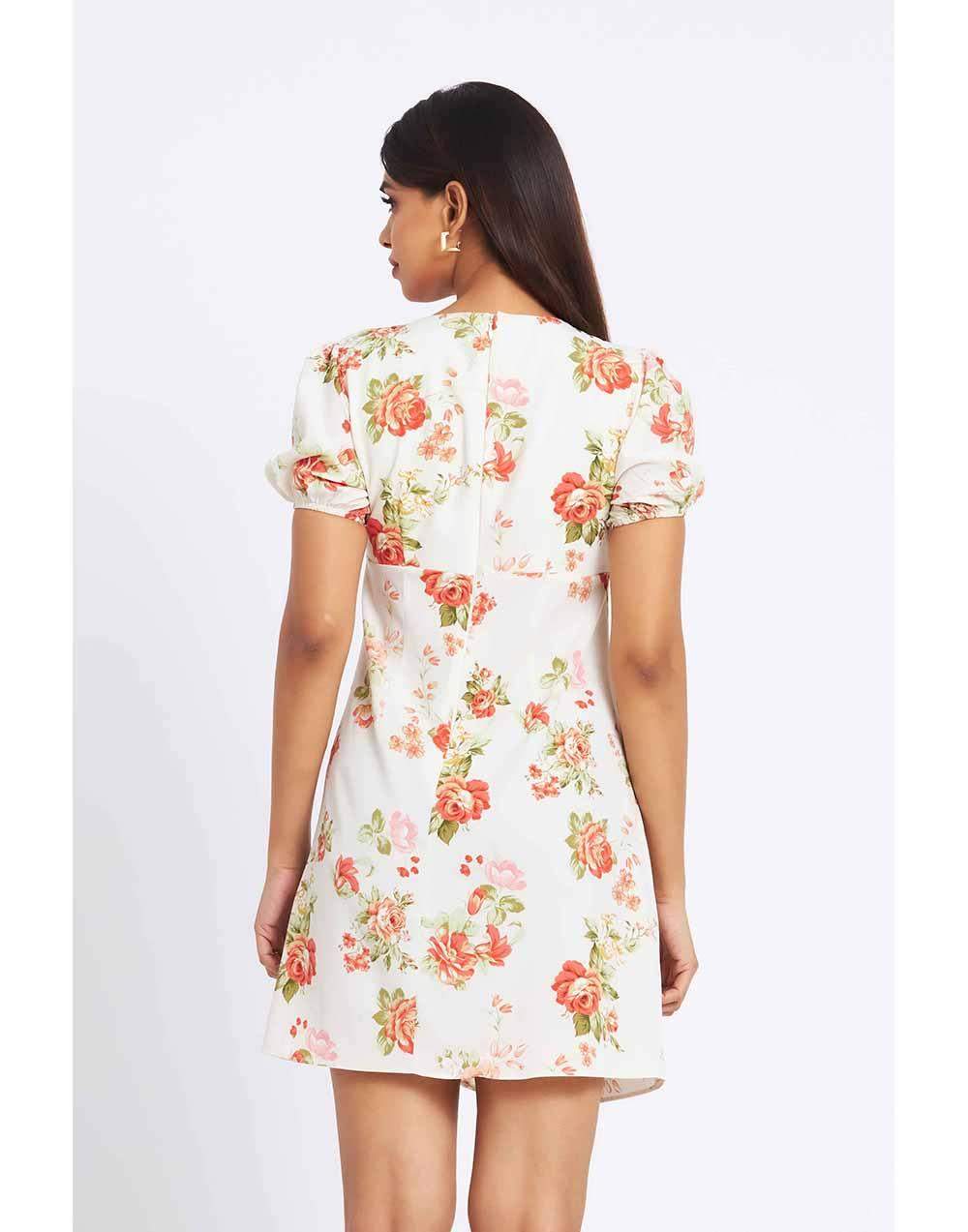 Clara Twist Bust Mini Dress