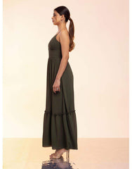 Midnight Elegance Maxi Dress