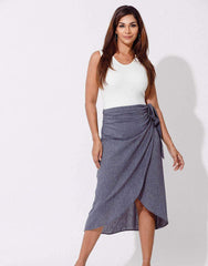 Pretty Time Wrap Skirt