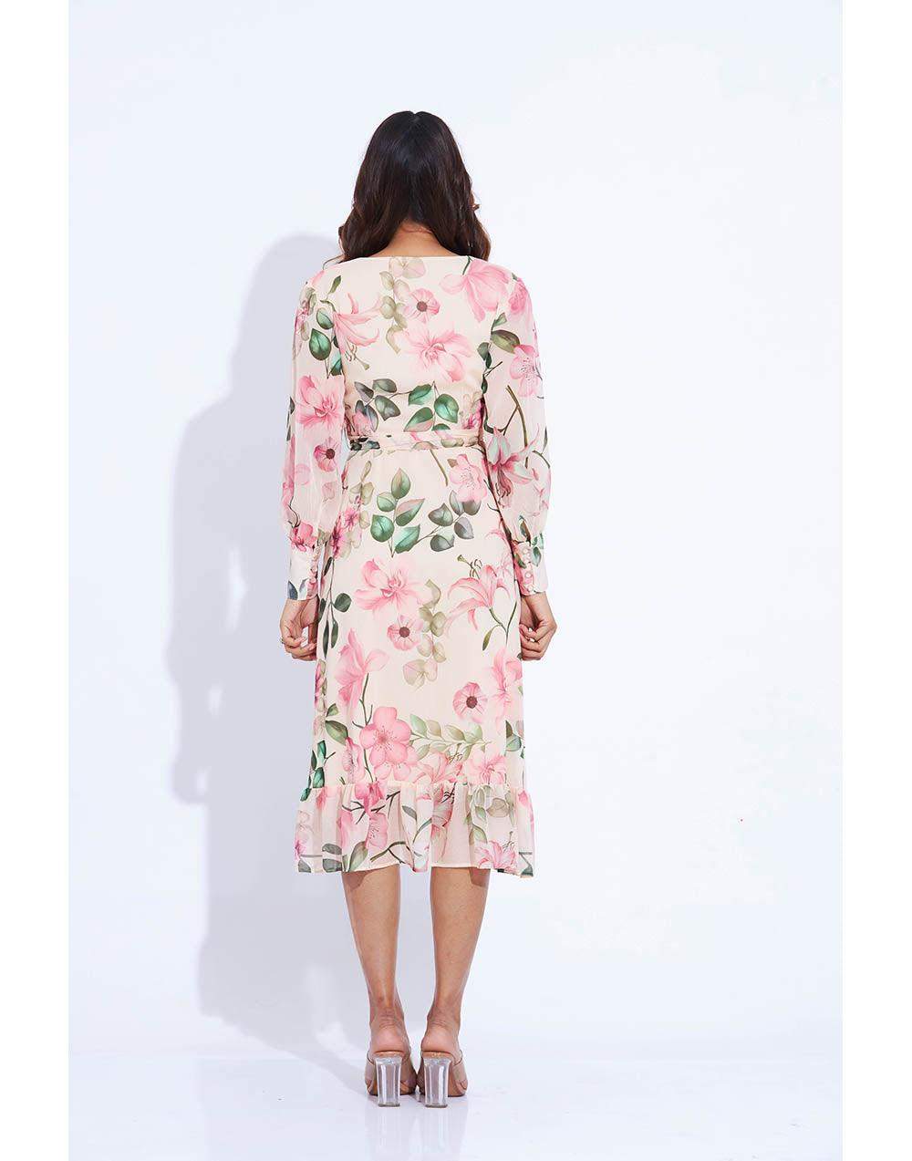 Kaylee Printed Midi Dress