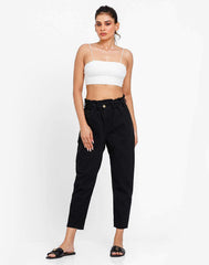 High Waisted Slouchy Trouser