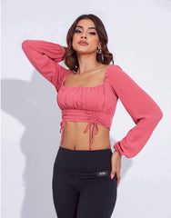 Allondra Bustier Crop Top