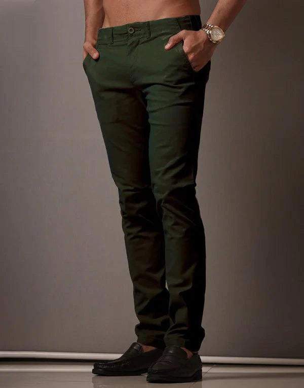 Vanguard Stretch Chino Pant - Dark Olive