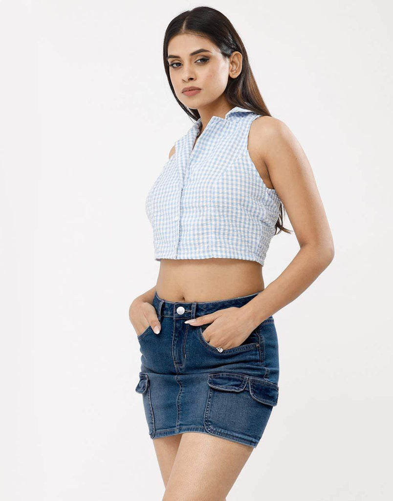 Short & Chic Denim Skirt