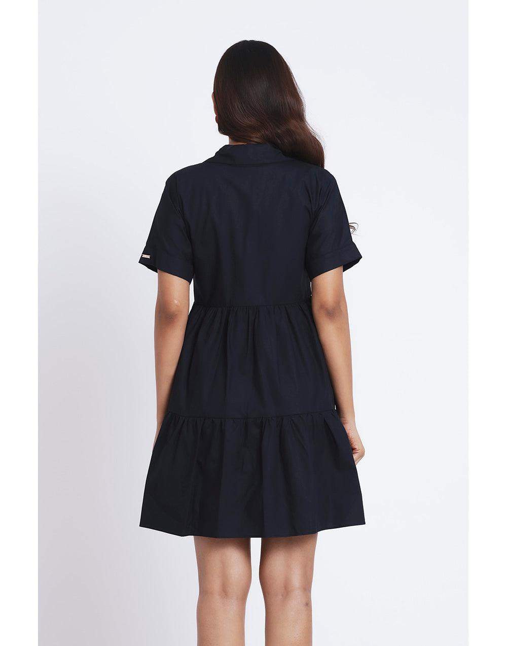 Sophia Frill Detail Short Dress