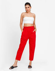 High Waisted Slouchy Trouser