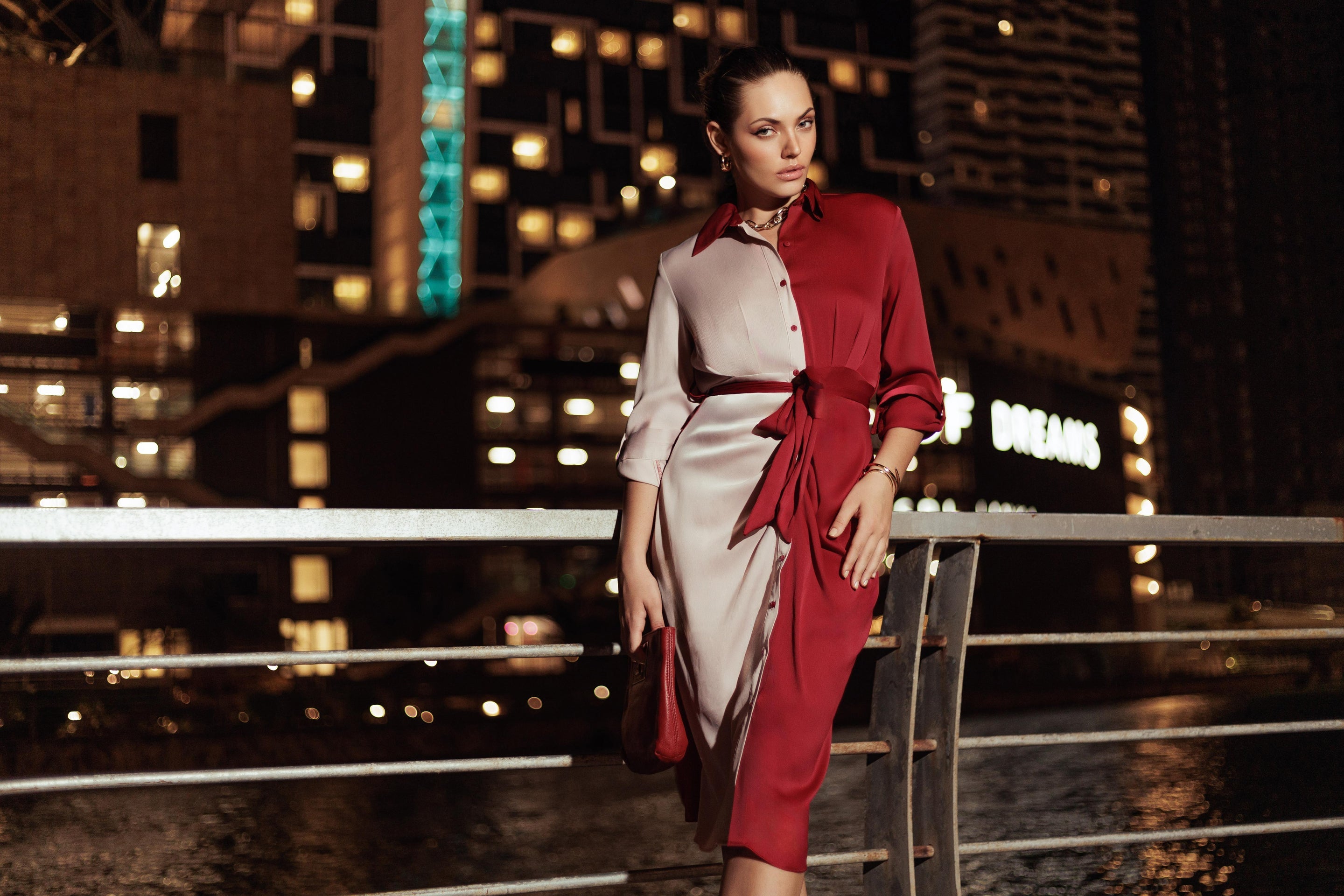 Two-Tone Twilight Button-Down