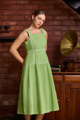 Aurélia Bloom Linen Dress